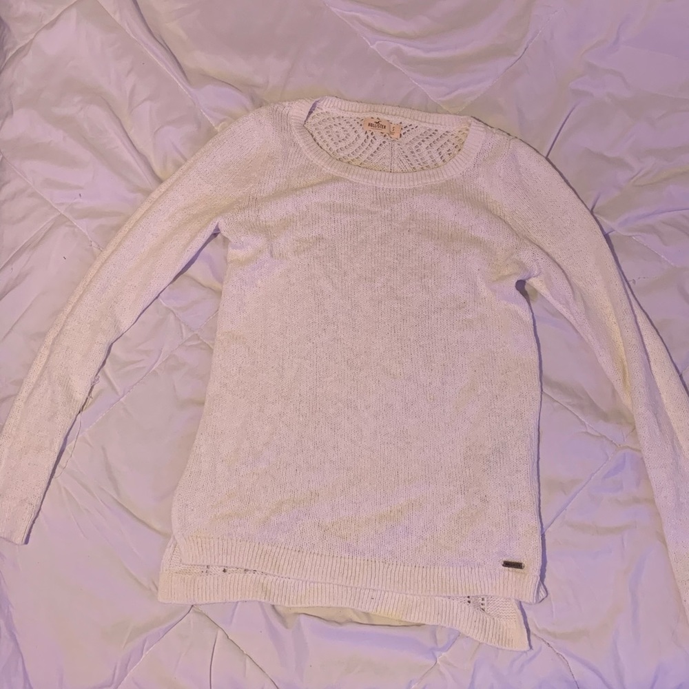 Cream/Off white holister sweater
